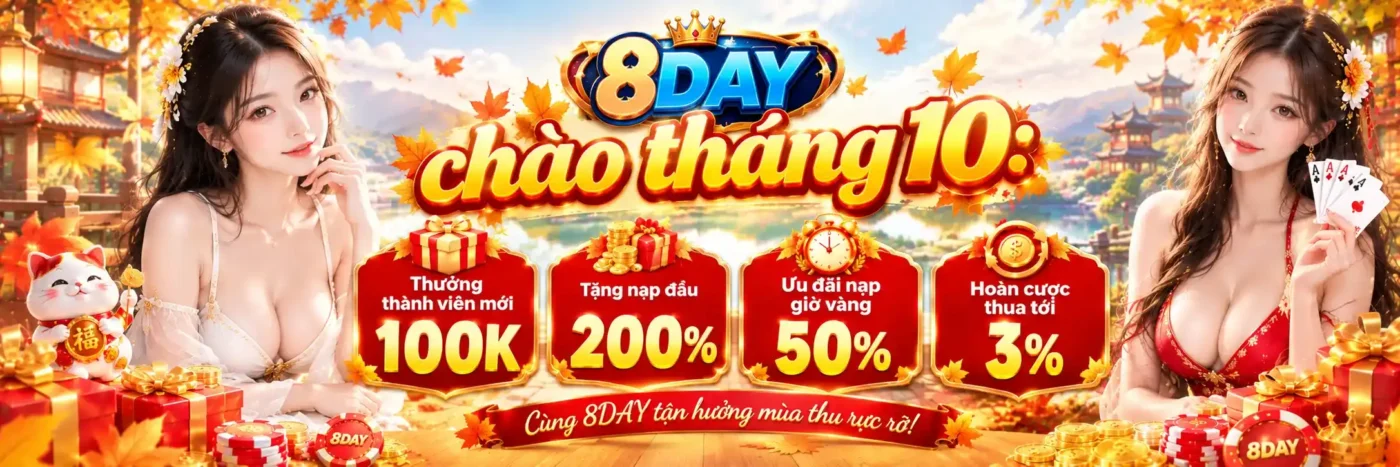Home 9 8day thưởng tháng 10